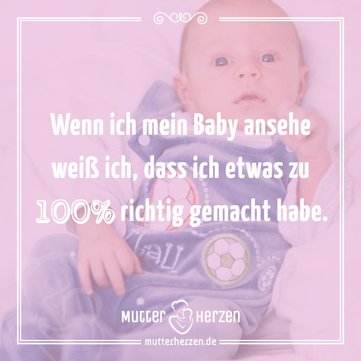 Das kleine Wunder im Leben Mutterherzen