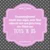 Zusammenfassend könnte man sagen, mein Kind wünscht sich zum Geburtstag eine Filiale von Toys 'R Us.